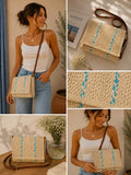 Bolso rafia Duna.